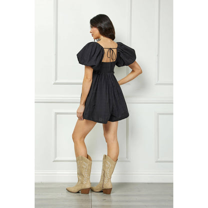 Puff Sleeve Romper