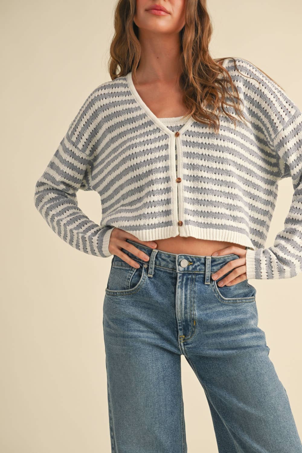 CROCHET KNITTED CARDIGAN