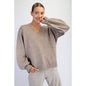 OVERSIZED V NECK SWEATER