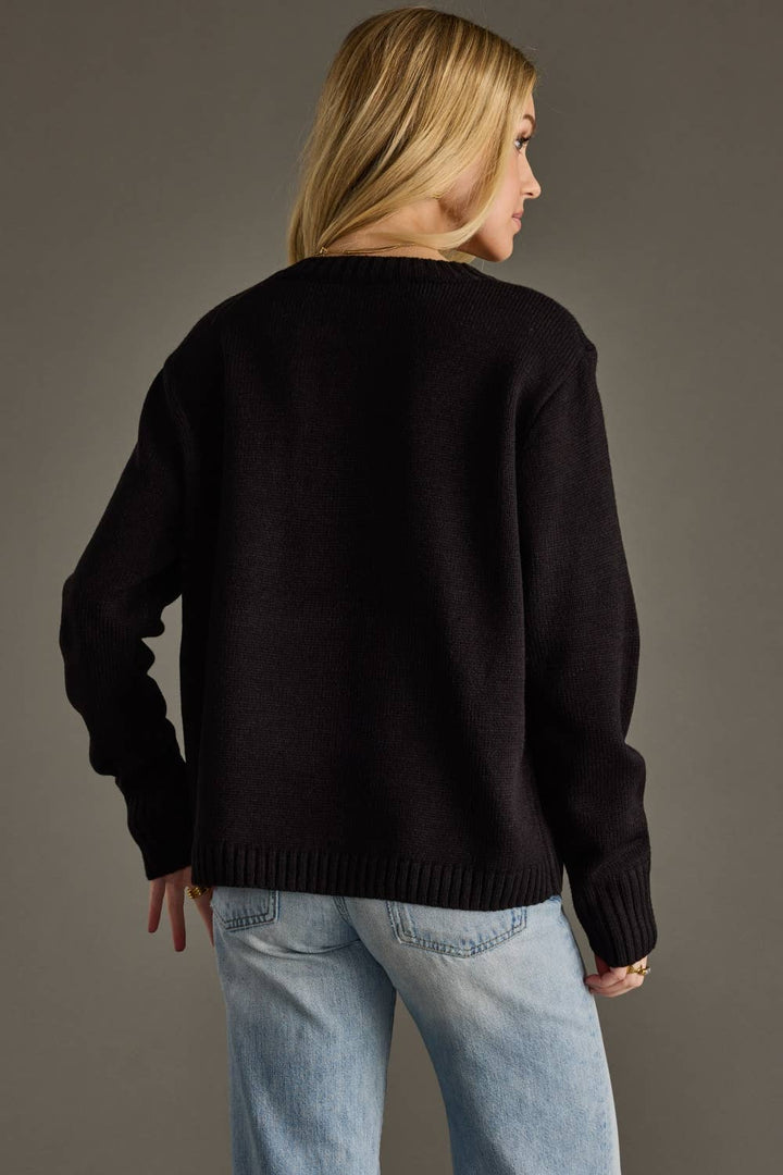 Black Apres Sweater