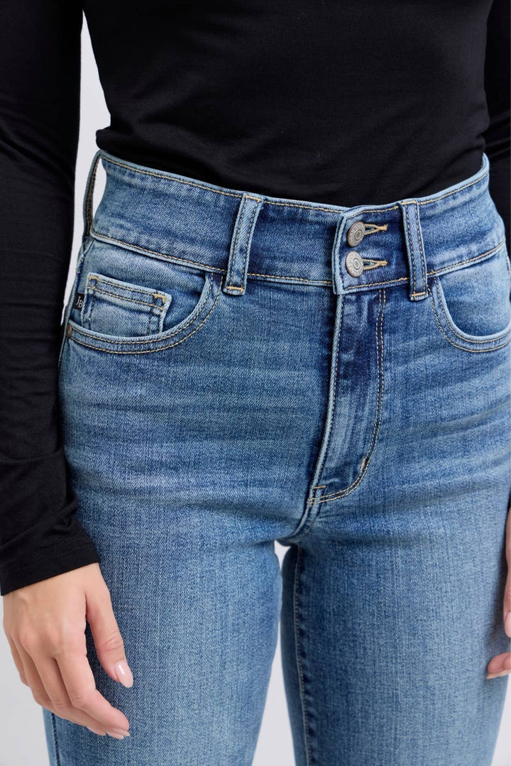 Jude Blue High Waisted Flare