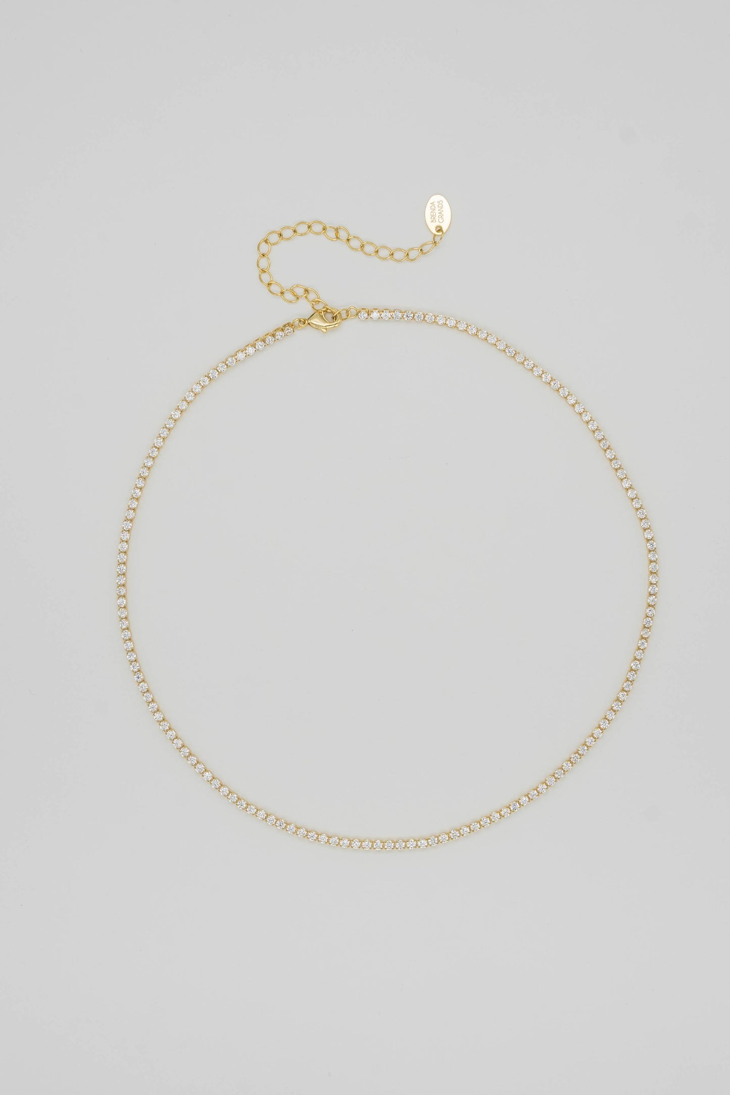 18K Gold Plated Tennis Choker