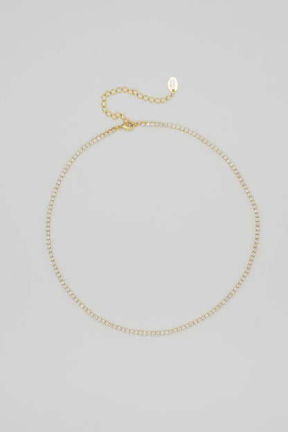 18K Gold Plated Tennis Choker