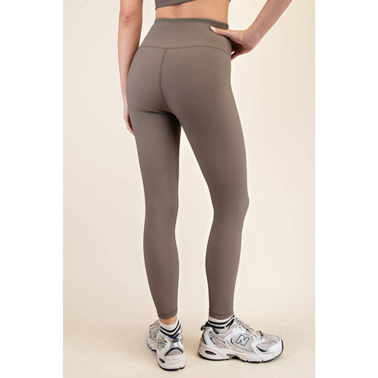 HIGH WAIST RIBBED LEGGINGS