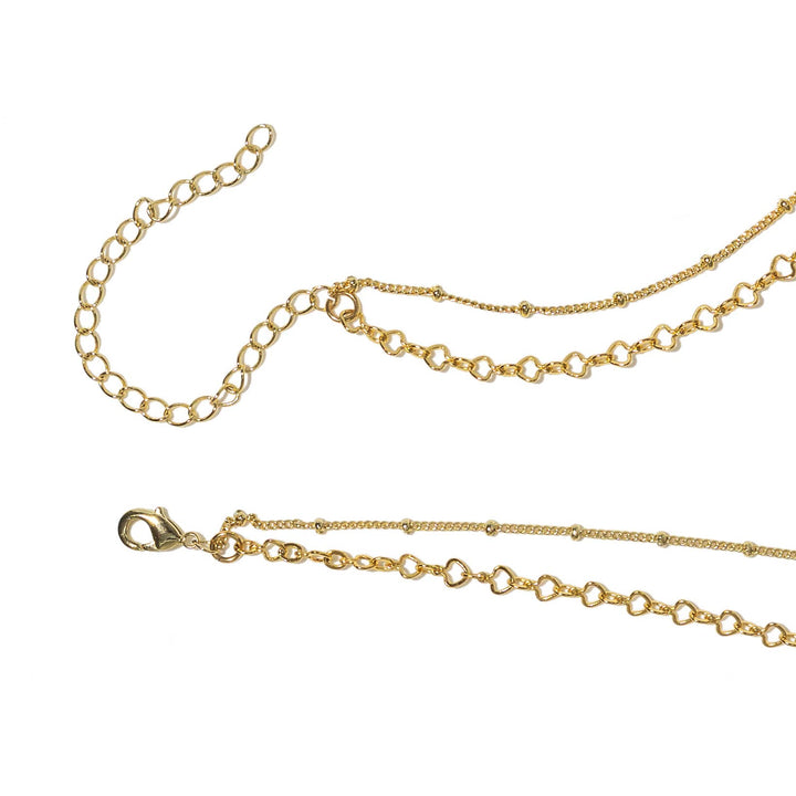 18K Gold Satellite Layered Choker