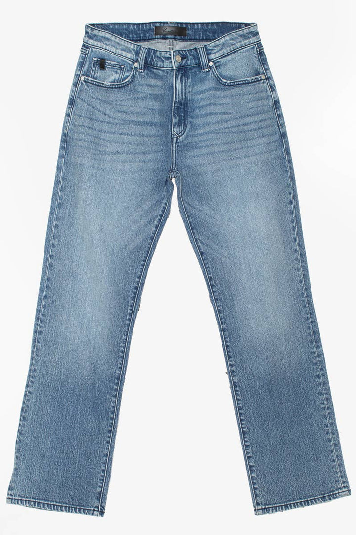 Men’s Stone Wash Straight Leg Jean