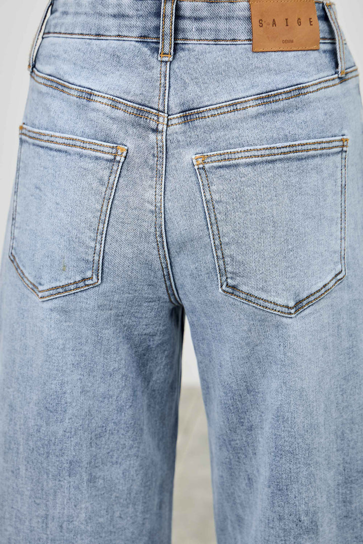 High Rise Denim Barrel