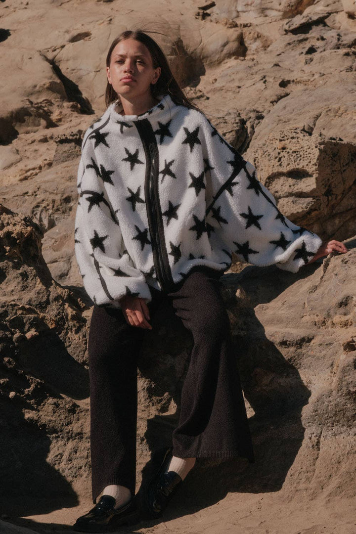 Knit Split-Hem Pants