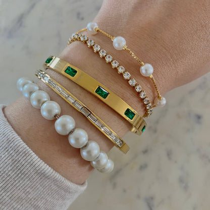 Clear Glass Bangle