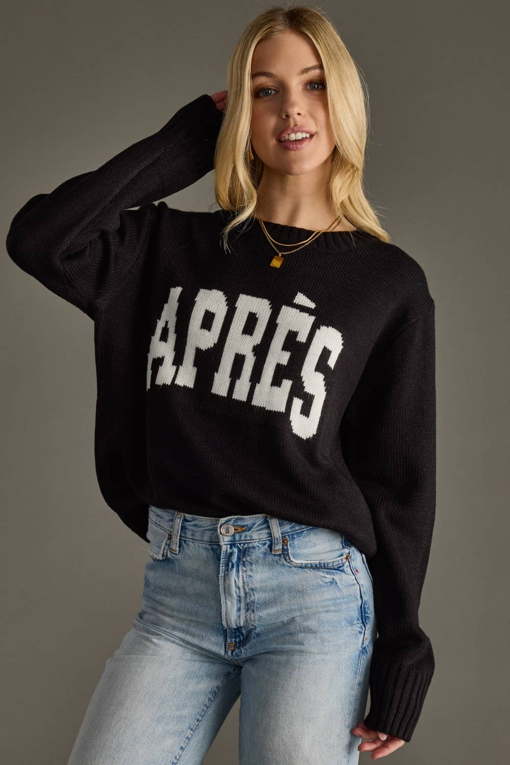 Black Apres Sweater