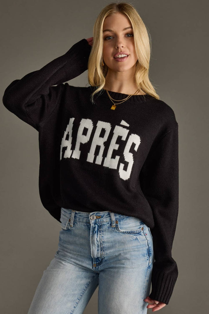 Black Apres Sweater