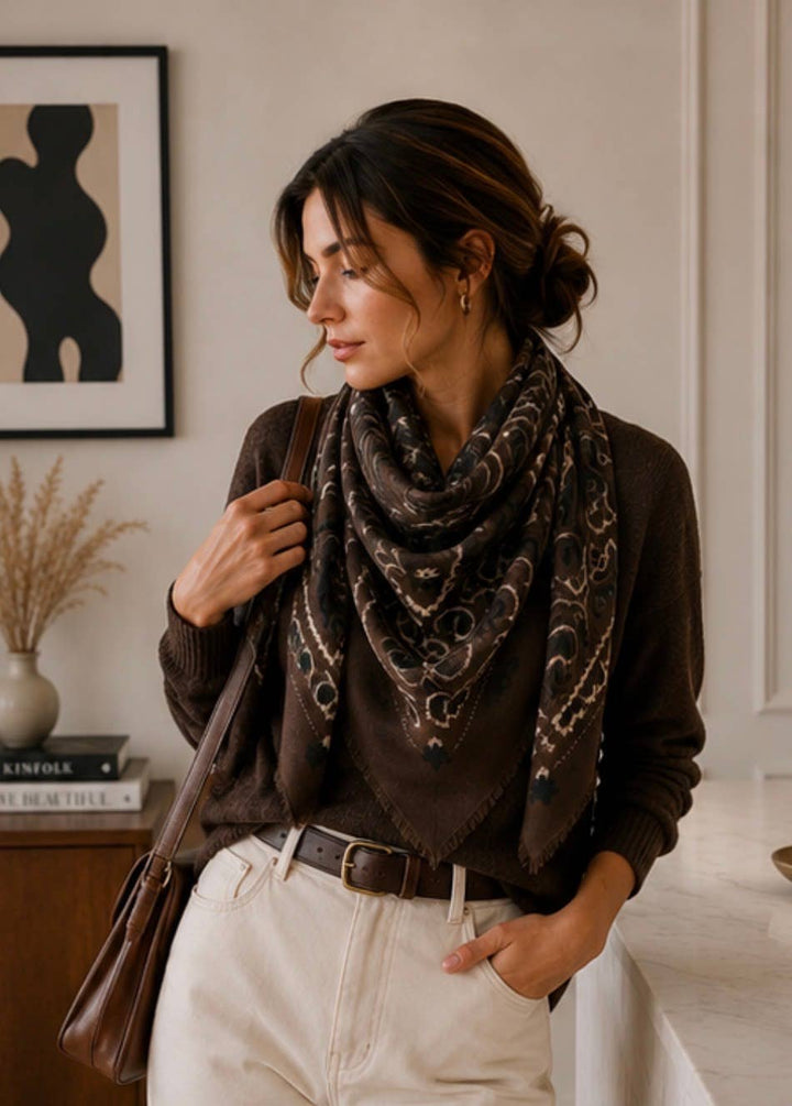 Woolen Square Scarf
