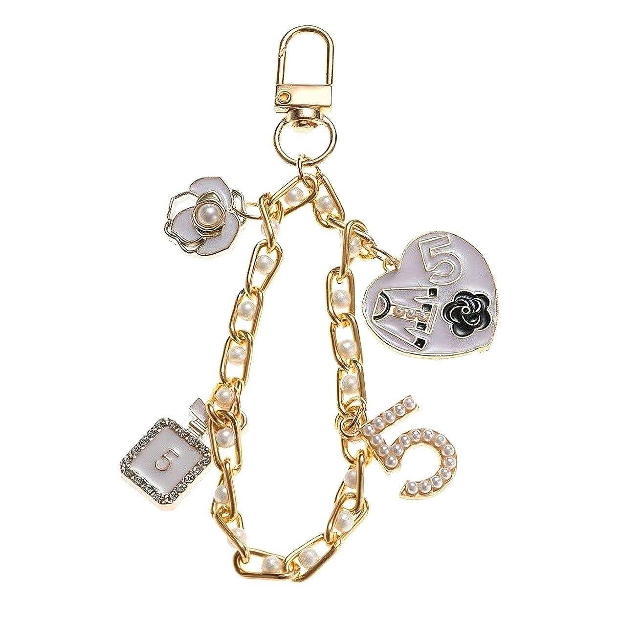 Number 5 Perfume Handbag Charm