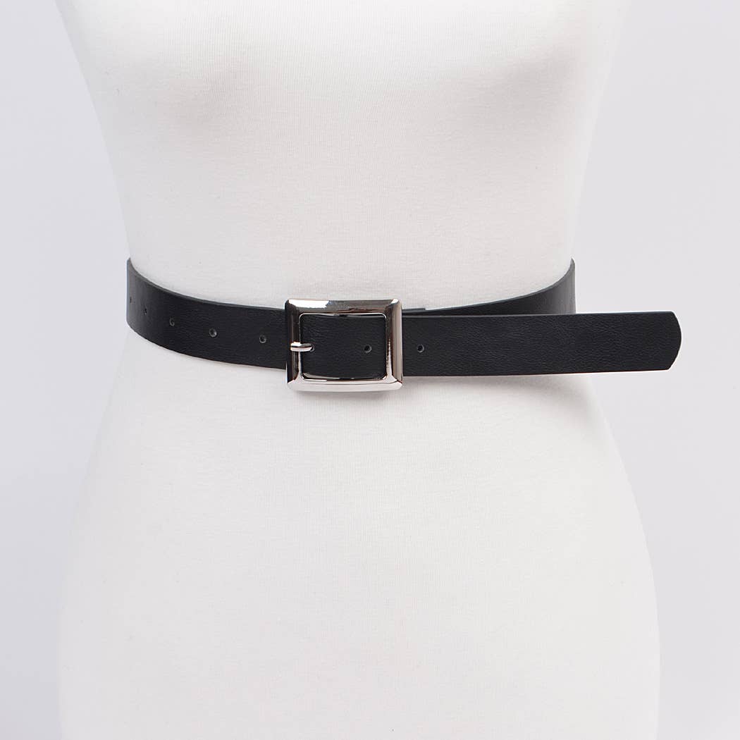 Simple Faux Leather Belt