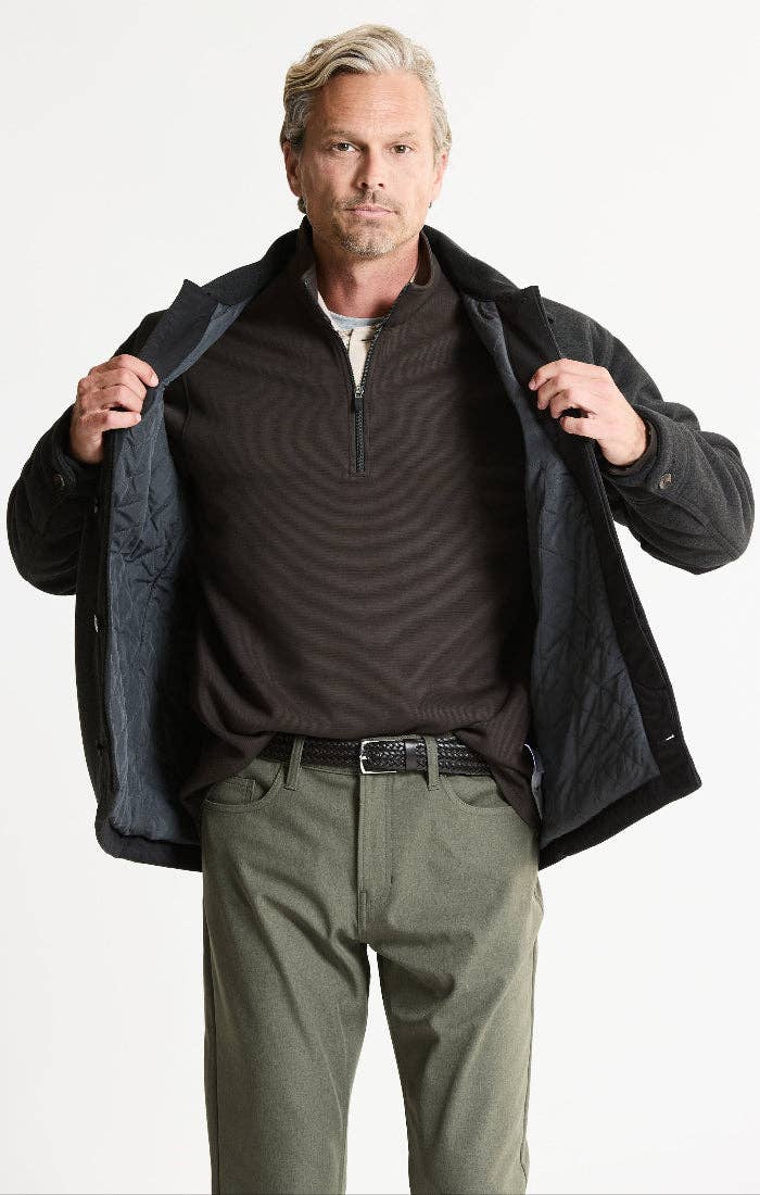 Bonded Quilted Shirt Jacket