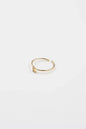 18K Gold Plated Adjustable Initial Ring