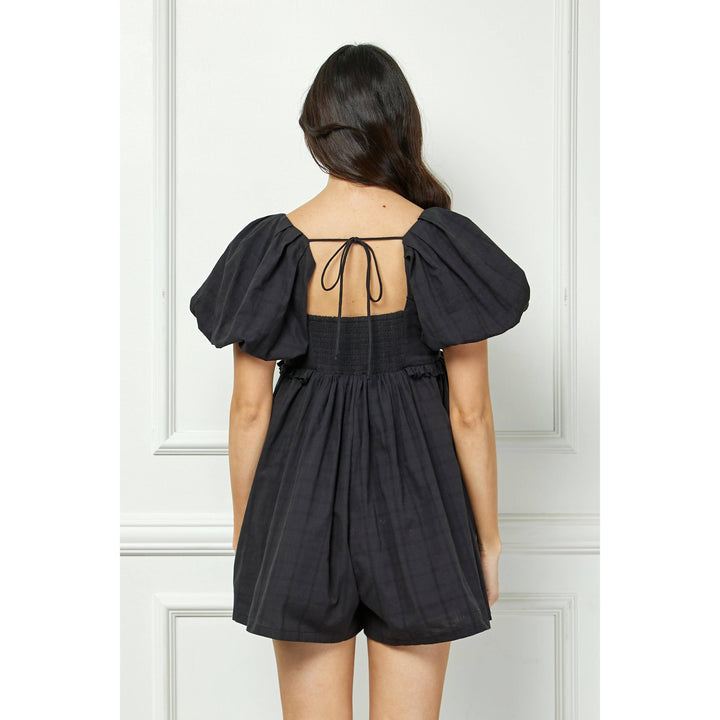 Puff Sleeve Romper